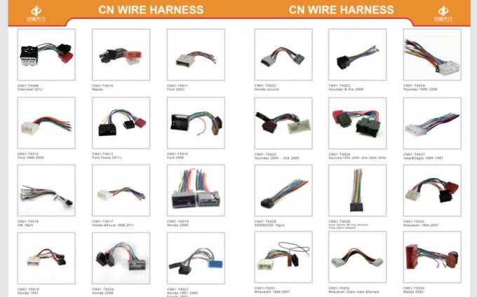 8 Pin Connector Plug Car Stereo Radio Adapter Cable ISO Wire Harness for Pioneer