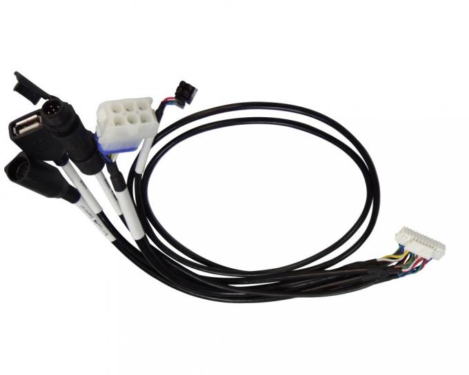 Συγκρότημα ηλεκτρικών καλωδίων CE Custom Marine Grade Wire Harness Black 2