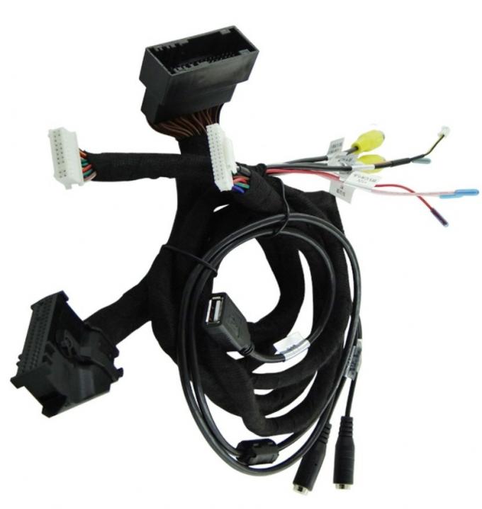 Προσαρμόστε το καλώδιο σχοινίς σχοινίς High End Power Harness Αντικατάσταση Αντίστροφη κάμερα Σχοινίς σχοινίς Front View Connect 0