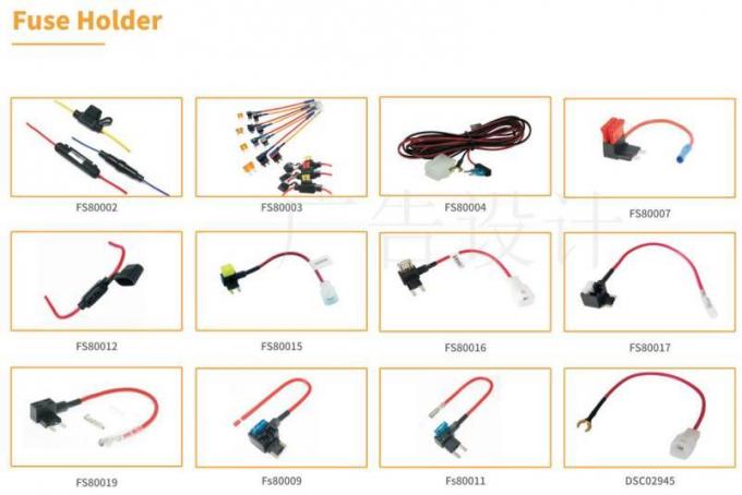 CCC Custom Wire Harness Marine Fuse Holder Low Profile Add-A-Circuit Blade Fuse Tap (Παρασκευασμένο σύρμα καλωδίου) 5