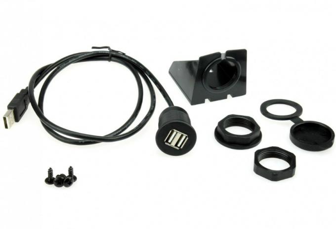 Ηλεκτρονική συσκευή προσαρμογής τάσης 24V USB για όχημα, ποδήλατο, μοτοσυκλέτα 1