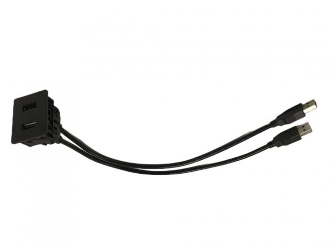 FCC Διπλό καλώδιο επέκτασης USB Κλειδί Mount Mitsubishi για αυτοκίνητο 1