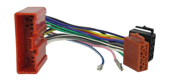 ISO Radio Automobile Wire Harness Τροποποιημένα κιτ καλωδίωσης αυτοκινητοβιομηχανικών ενισχυτή