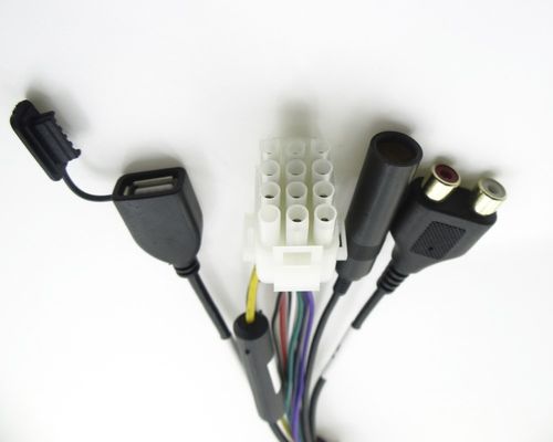 Συγκρότημα ηλεκτρικών καλωδίων CE Custom Marine Grade Wire Harness Black