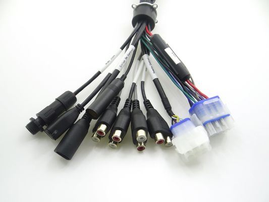 Συγκρότημα ηλεκτρικών καλωδίων CE Custom Marine Grade Wire Harness Black