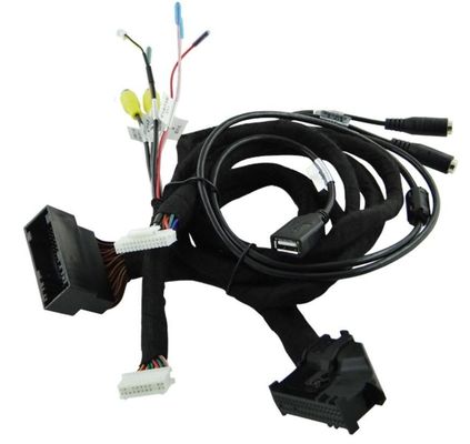 Προσαρμόστε το καλώδιο σχοινίς σχοινίς High End Power Harness Αντικατάσταση Αντίστροφη κάμερα Σχοινίς σχοινίς Front View Connect