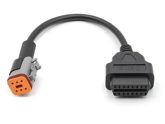 Συμφωνητικό με την FCC 6 Pin Connector Truck Wiring Harness OBD Wire Harness