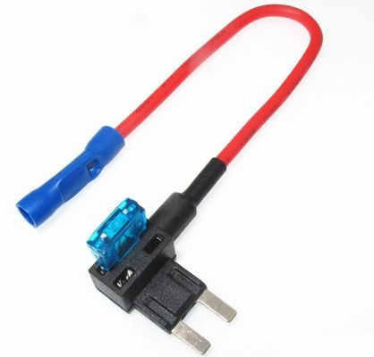 Αυτοκινητοβιομηχανία Custom Wire Harness Mini Blade Fuse Add-A-Circuit Fuse Tap Adapter 12V