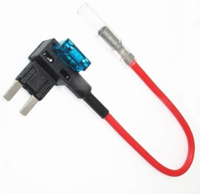 Αυτοκινητοβιομηχανία Custom Wire Harness Mini Blade Fuse Add-A-Circuit Fuse Tap Adapter 12V