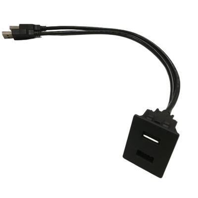 FCC Διπλό καλώδιο επέκτασης USB Κλειδί Mount Mitsubishi για αυτοκίνητο