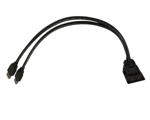 FCC Διπλό καλώδιο επέκτασης USB Κλειδί Mount Mitsubishi για αυτοκίνητο