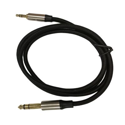 Υψηλής χωρητικότητας Custom Wire Harness Άντρας προς Άντρας Aux 3,5 mm έως 6,35 mm Jack Audio Cable