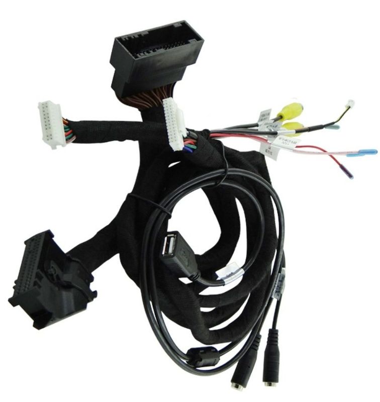 Προσαρμόστε το καλώδιο σχοινίς σχοινίς High End Power Harness Αντικατάσταση Αντίστροφη κάμερα Σχοινίς σχοινίς Front View Connect