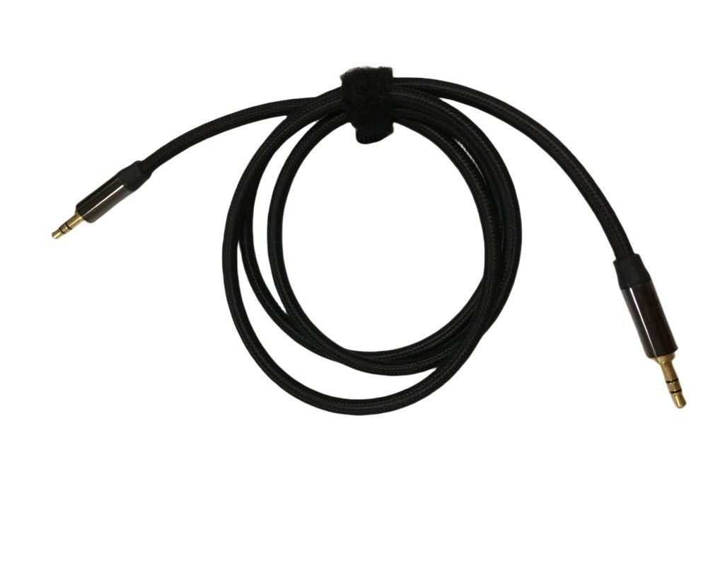 Υψηλής χωρητικότητας Custom Wire Harness Άντρας προς Άντρας Aux 3,5 mm έως 6,35 mm Jack Audio Cable